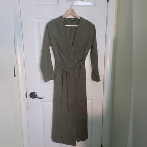 Lulu's Olive Green Maxi Dress